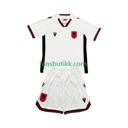 Fotballdrakt Albania Barn Bortetrøye 2026 Kortermet